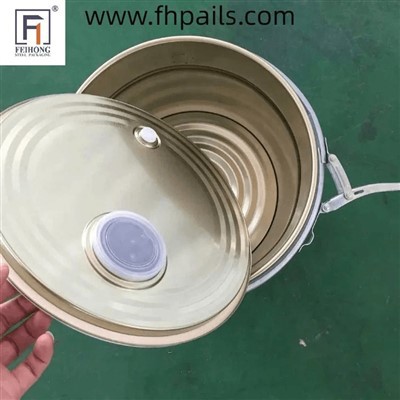 Kahve Çekirdeği Depolama için Gıda Güvenli Metal Kovalar 25L
